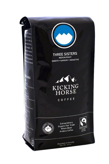 Kicking Horse Coffee Three Sisters Coffee, Medium Roast